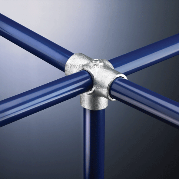 A024 Side Outlet Tee Key Clamp 42.4mm Key Clamps Online