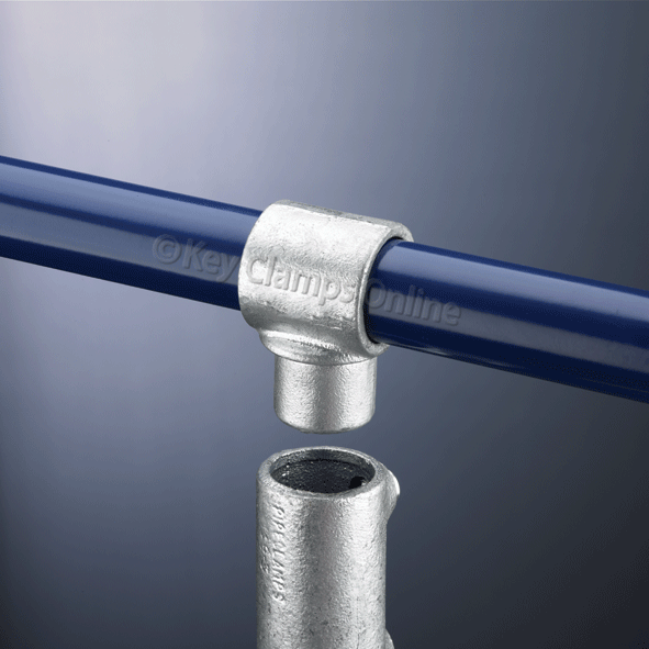 A031 Internal Swivel Tee Key Clamp 33.7mm Key Clamps Online