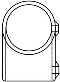 Technical Cross Section of Short Tee Tube Clamp