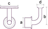DDA-3 Post Connector DDA Compliant Key Clamp 42.4mm